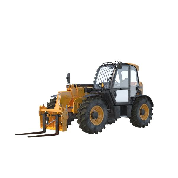 telehandlers can be equipped with various attachments such as forks, buckets, and truss booms to handle different materials